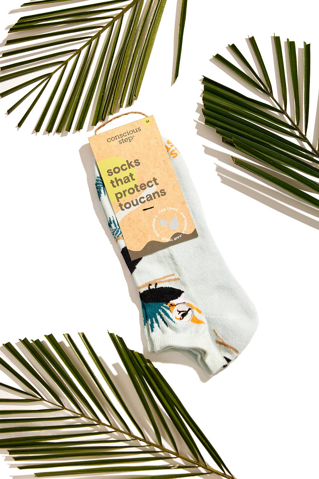 Ankle Socks that Protect Toucans (Blue Toucans)
