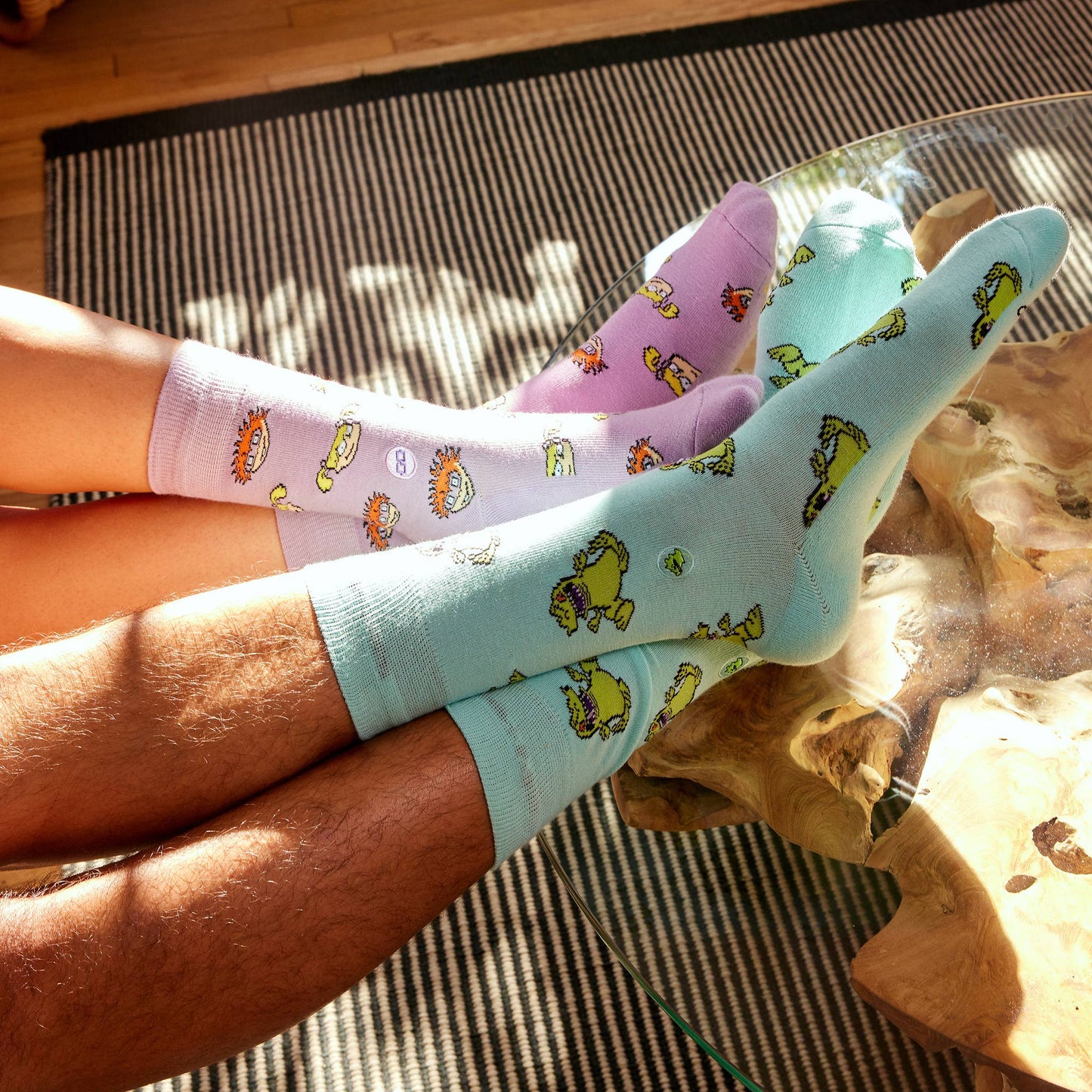 Rugrats Socks that Find a Cure (Blue Reptars)