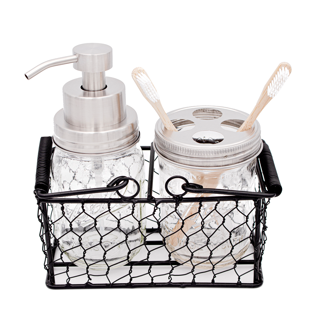 Foaming Soap Pump Dispensers for Regular Mouth Mason Jars