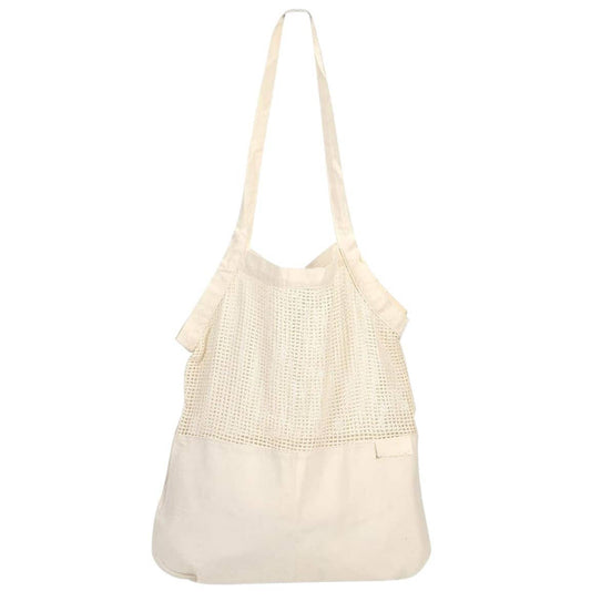 Organic Solid and Mesh Shopping Bag