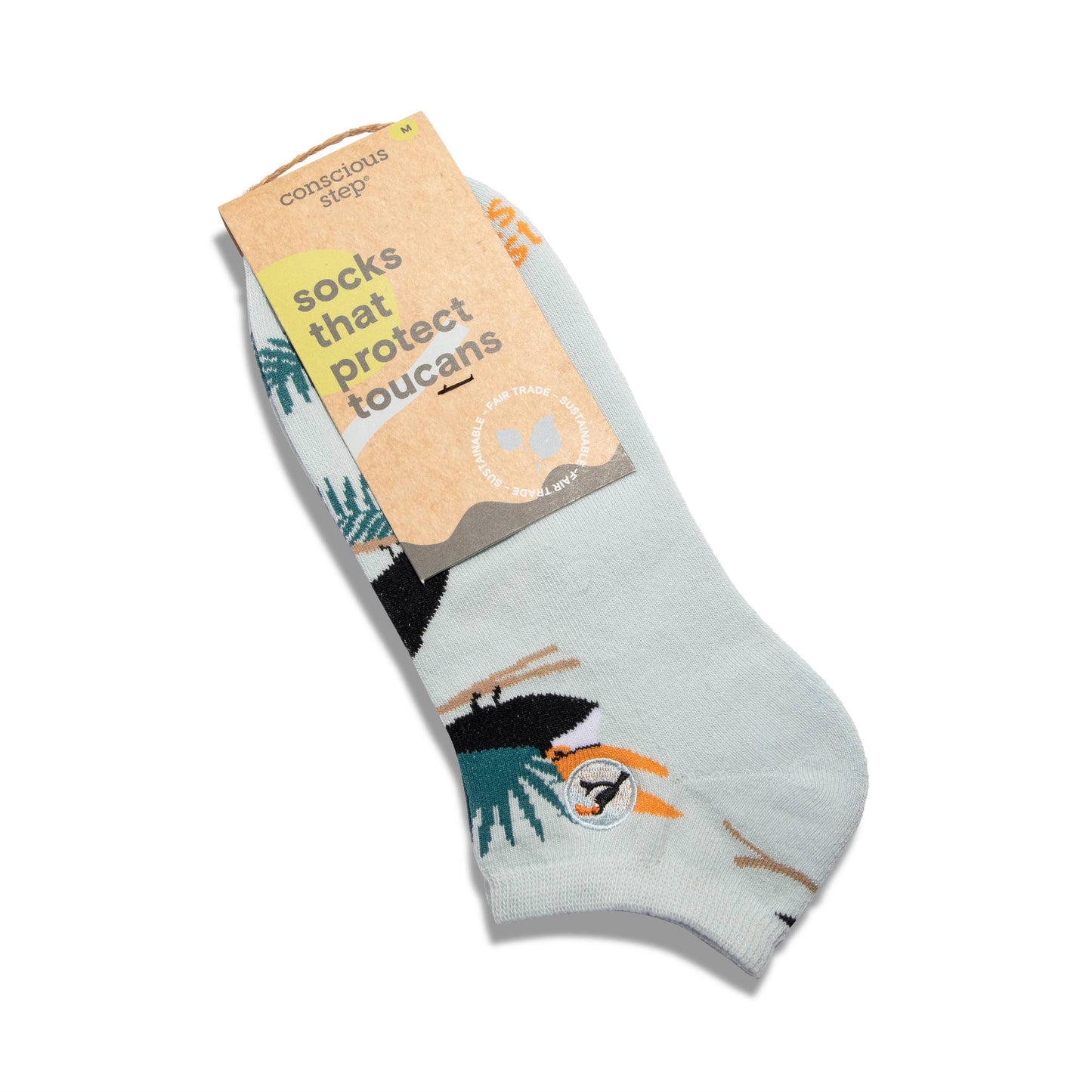 Ankle Socks that Protect Toucans (Blue Toucans)