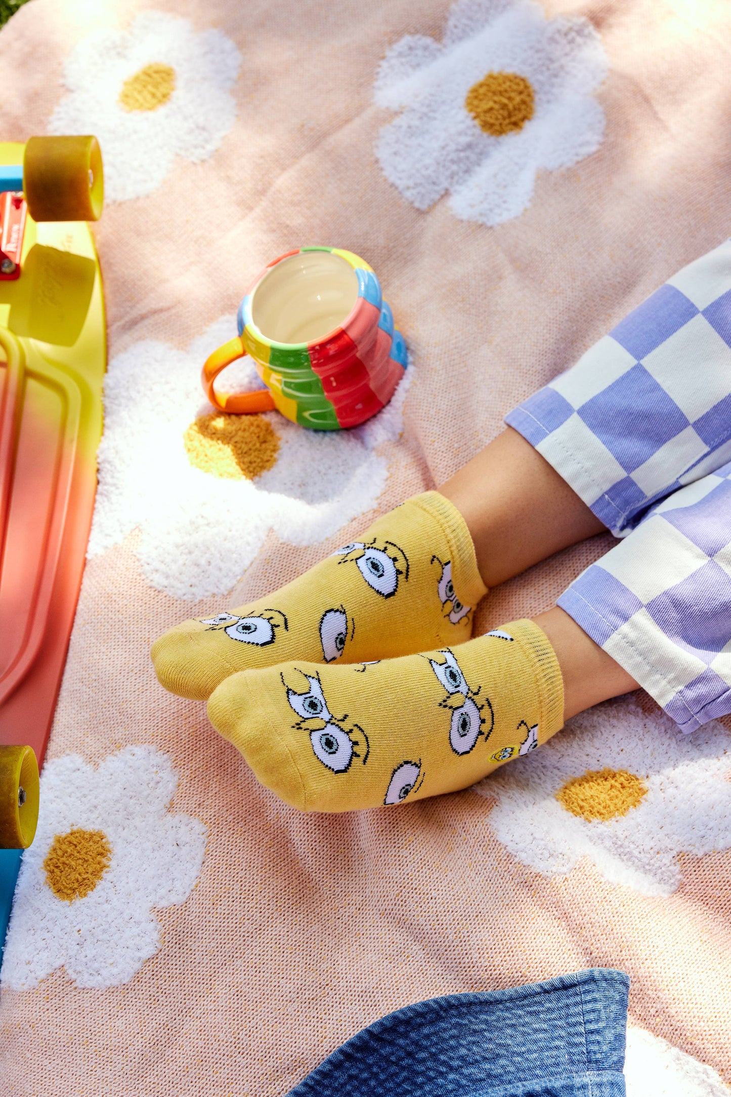 SpongeBob Ankle Socks that Protect Oceans