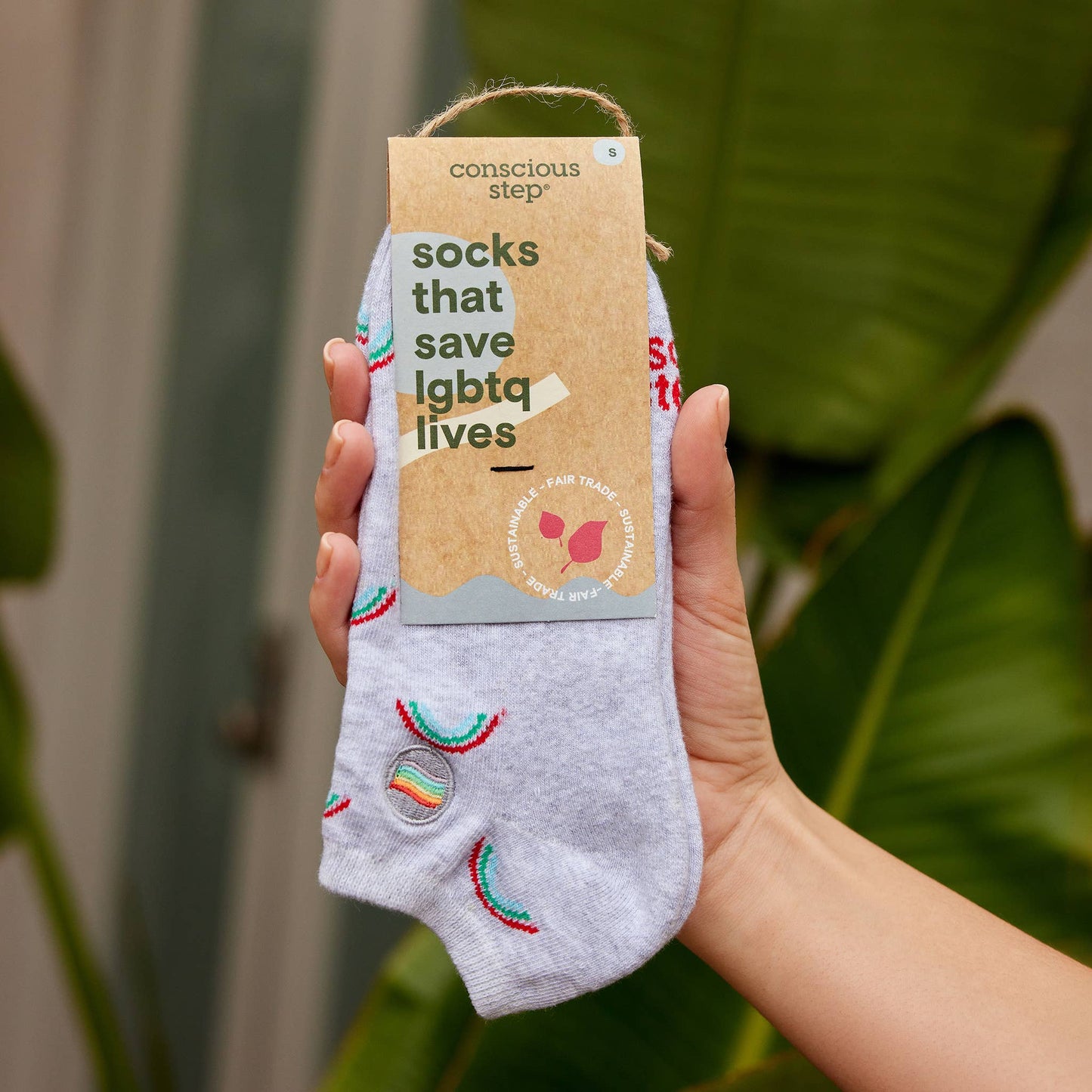 Ankle Socks that Save LGBTQ Lives (Radiant Rainbows)