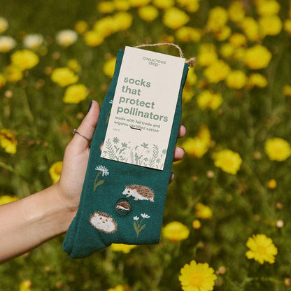 Socks that Protect Pollinators (Green Hedgehogs)
