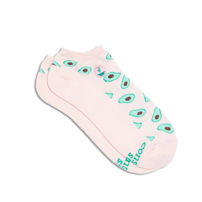 Ankle Socks that Provide Meals (Pink Avocados)