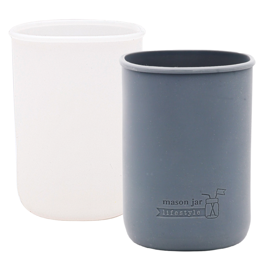 Silicone Sleeve for Half Gallon 64oz Mason Jars