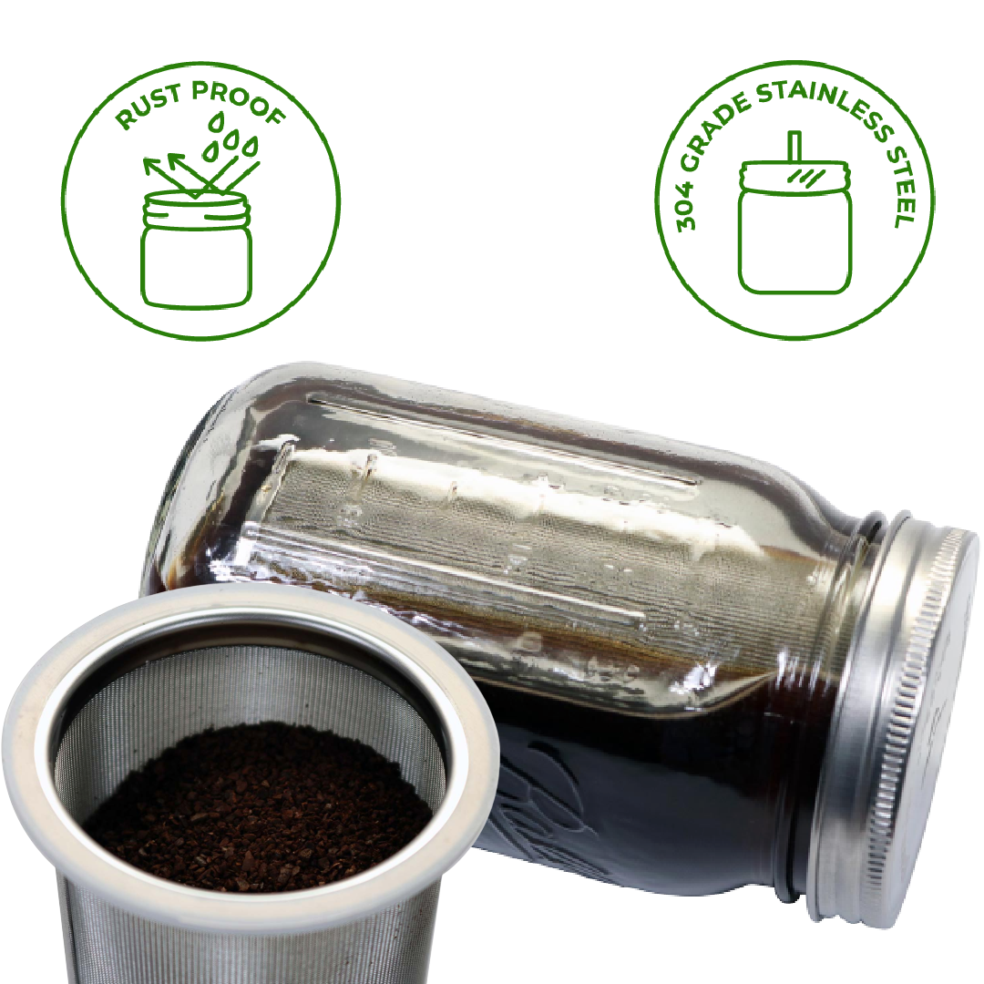 Cold Brew Coffee and Tea Maker Stainless Steel Filter Kit