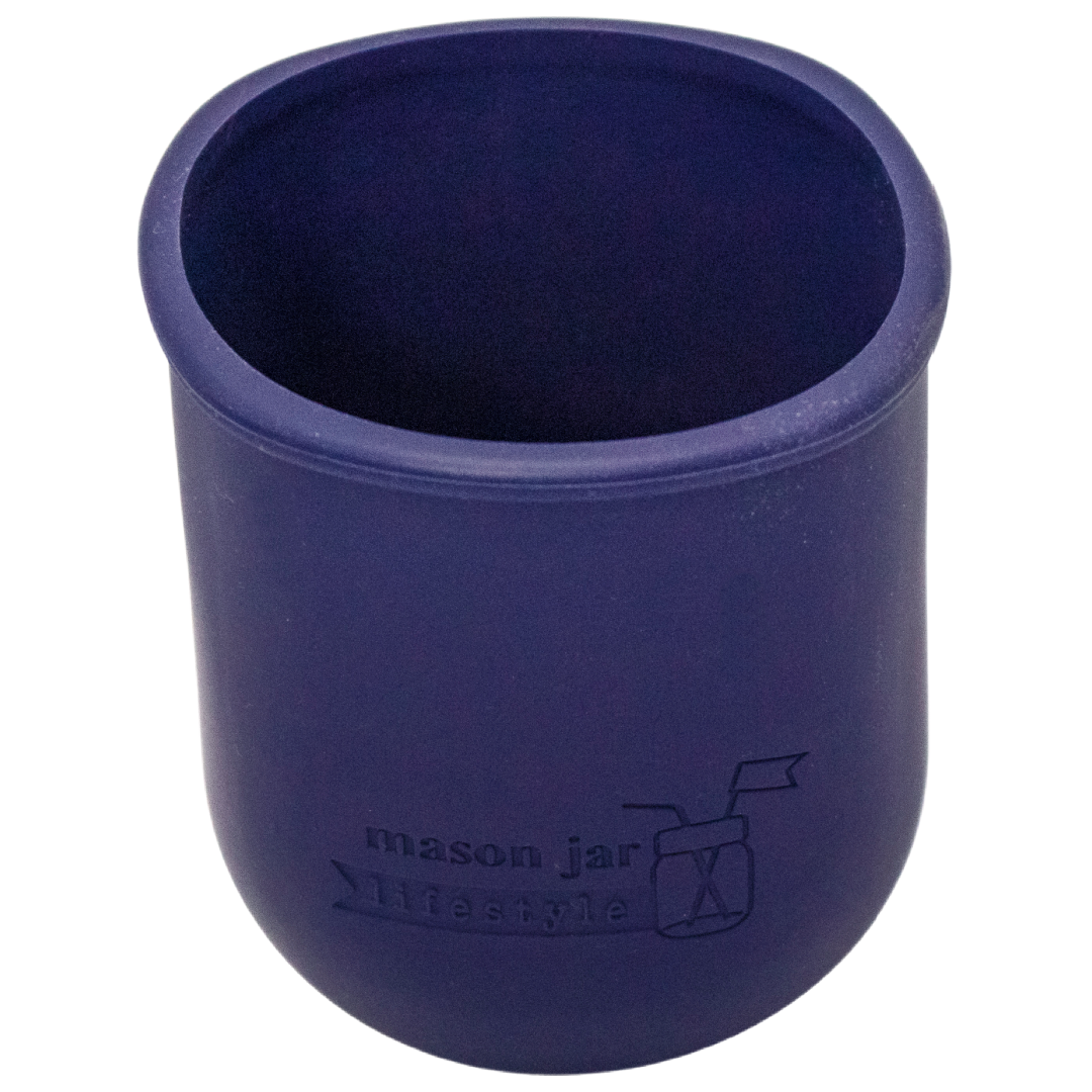 Silicone Sleeve for Regular Mouth Pint 16oz Mason Jars