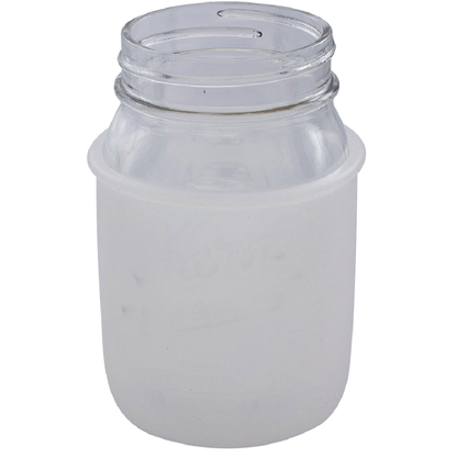 Silicone Sleeve for Regular Mouth Pint 16oz Mason Jars