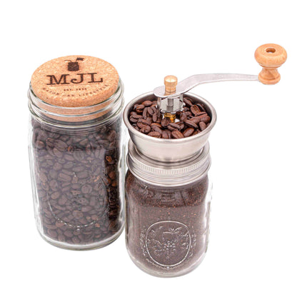 Coffee and Spice Grinder Lid for Mason Jars