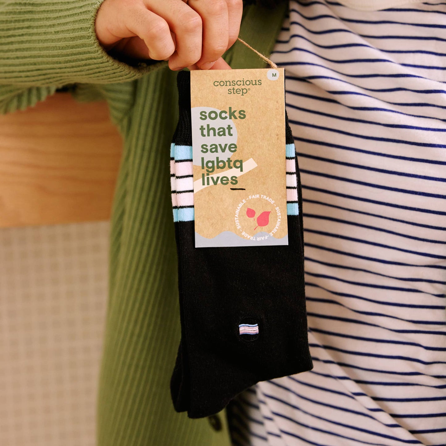 Socks that Save LGBTQ Lives (Transgender Pride)